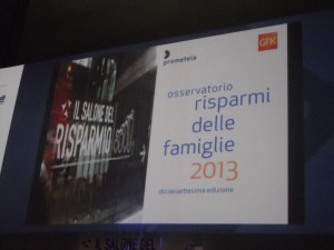 Osservatorio Risparmi delle Famiglie 2013