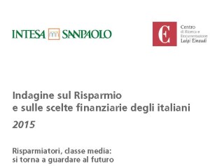 Indagine sul Risparmio 2015