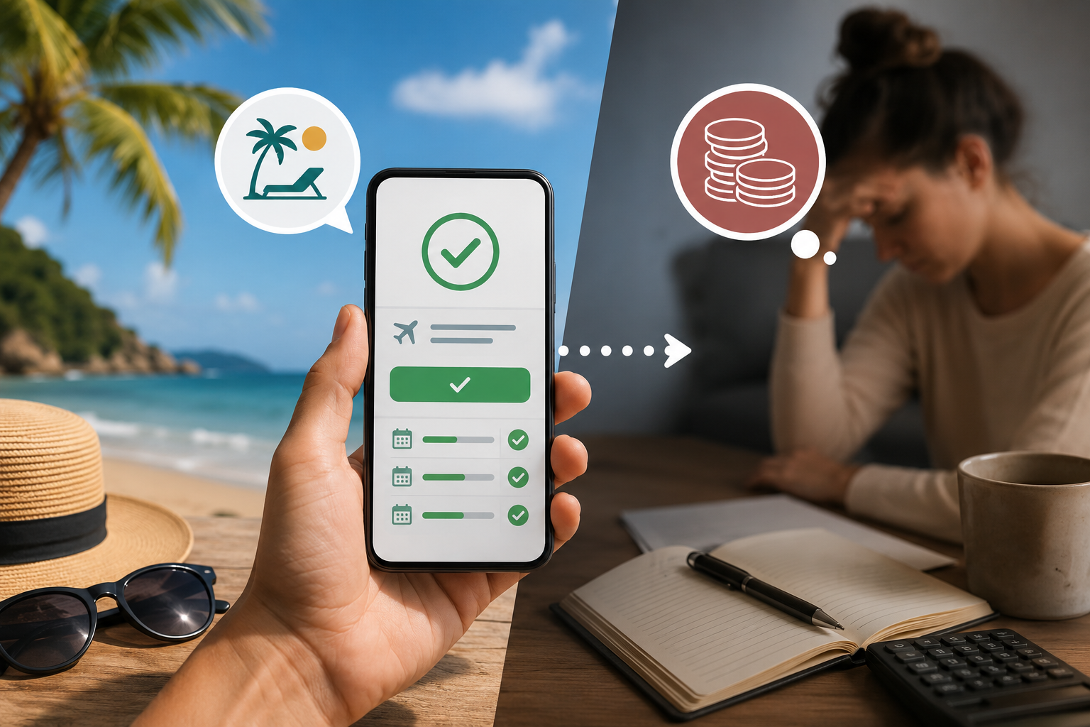 La vacanza finisce. Le rate no